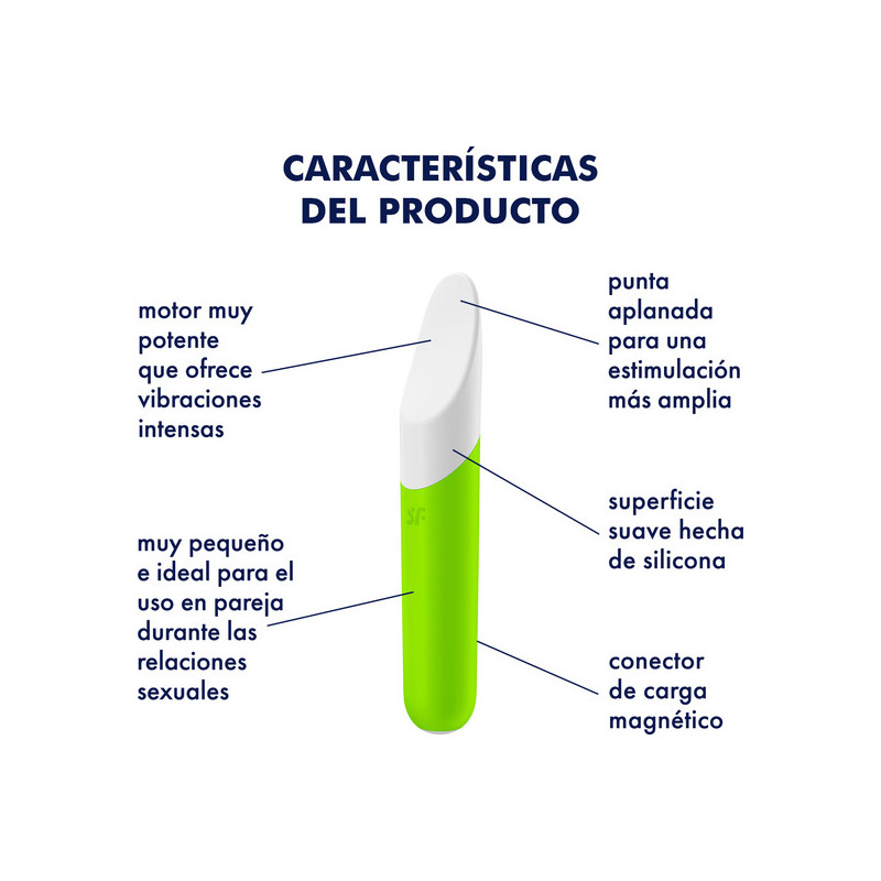 SATISFYER ULTRA POWER BULLET 7 VERDE