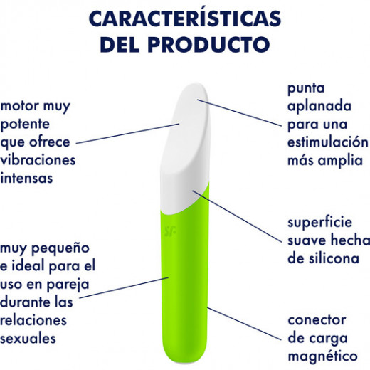 SATISFYER ULTRA POWER BULLET 7 VERDE