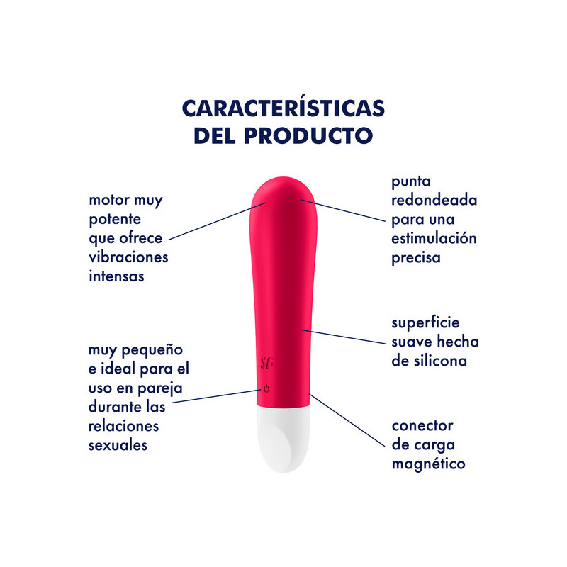 SATISFYER ULTRA POWER BULLET 1 ROJO