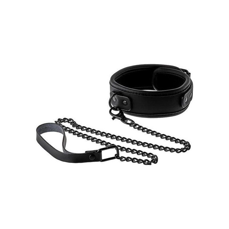 BLAZE COLLAR AND LEASH BLACK
