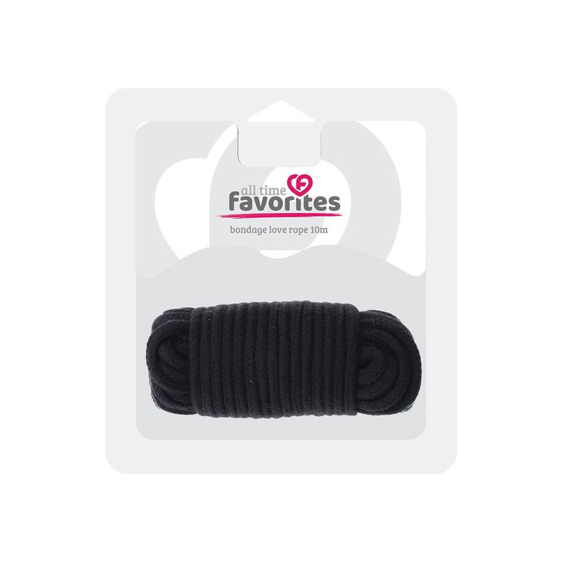 ALL TIME FAVORITES LOVE ROPE CUERDA BDSM 10M NEGRO