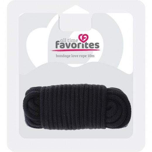 ALL TIME FAVORITES LOVE ROPE CUERDA BDSM 10M NEGRO