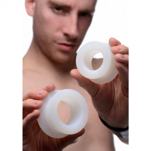 JUEGOS DE ANILLOS SILICONA BLANCO