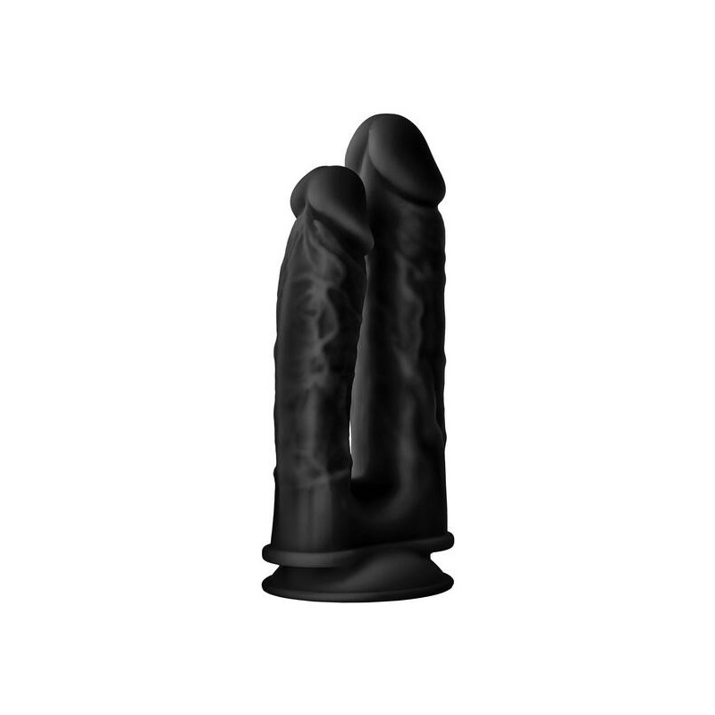 REAL LOVE DUAL PENE DOBLE NEGRO
