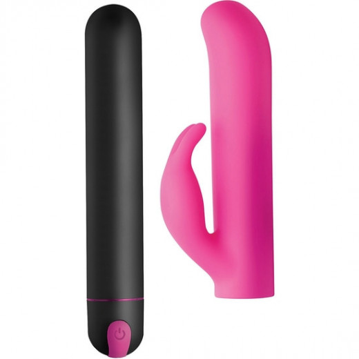 BALA XL MaS FUNDA SILICONA CONEJITO ROSA