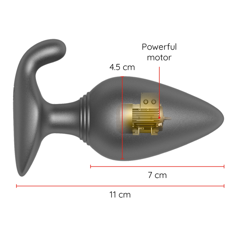 ONINDER RIO - Plug anal vibrador negro - App gratuita | SEXPLACE.ES