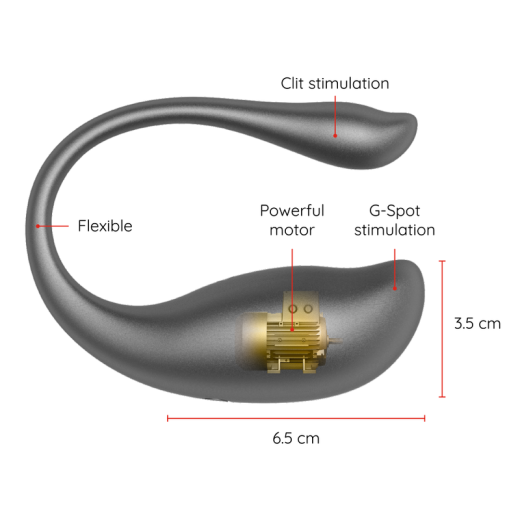 ONINDER NAIROBI - Huevo Vibrador Negro - App gratuita | SEXPLACE.ES