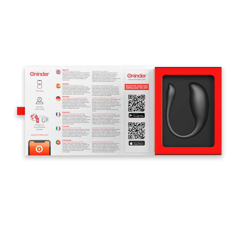 ONINDER NAIROBI - Huevo Vibrador Negro - App gratuita | SEXPLACE.ES