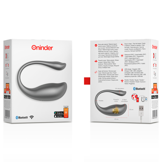 ONINDER NAIROBI - Huevo Vibrador Negro - App gratuita | SEXPLACE.ES