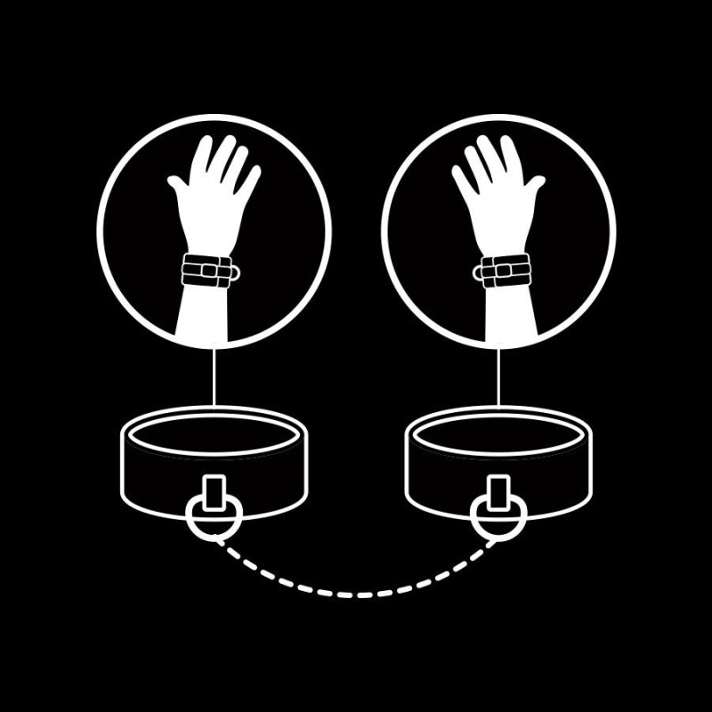 FETISH SUBMISSIVE - ESPOSAS CUERO VEGANO CON FORRO DE NOPRENO