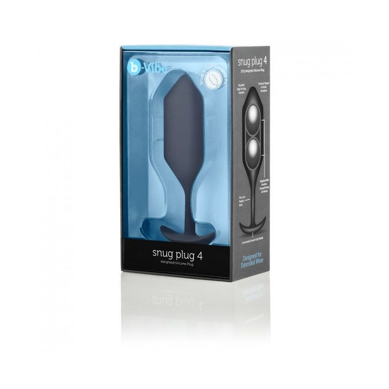 B-VIBE - SNUG PLUG ANAL 4 NEGRO