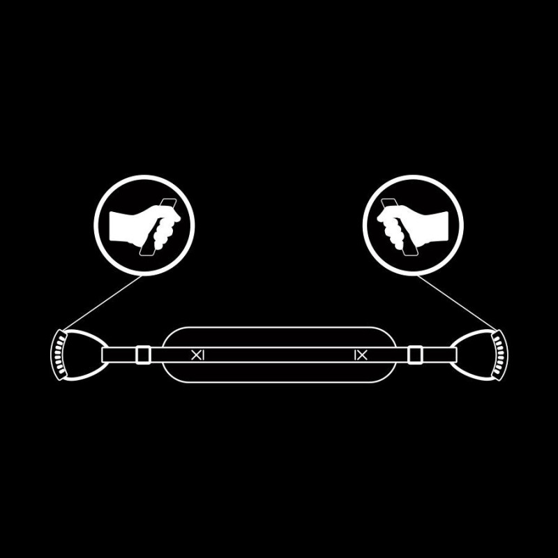 FETISH SUBMISSIVE - ARNÉS PARA HACERLO ESTILO PERRITO CON FORRO DE NOPRENO