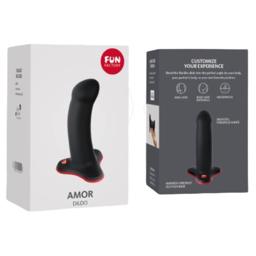 FUN FACTORY - AMOR DILDO PRINCIPIANTES NEGRO