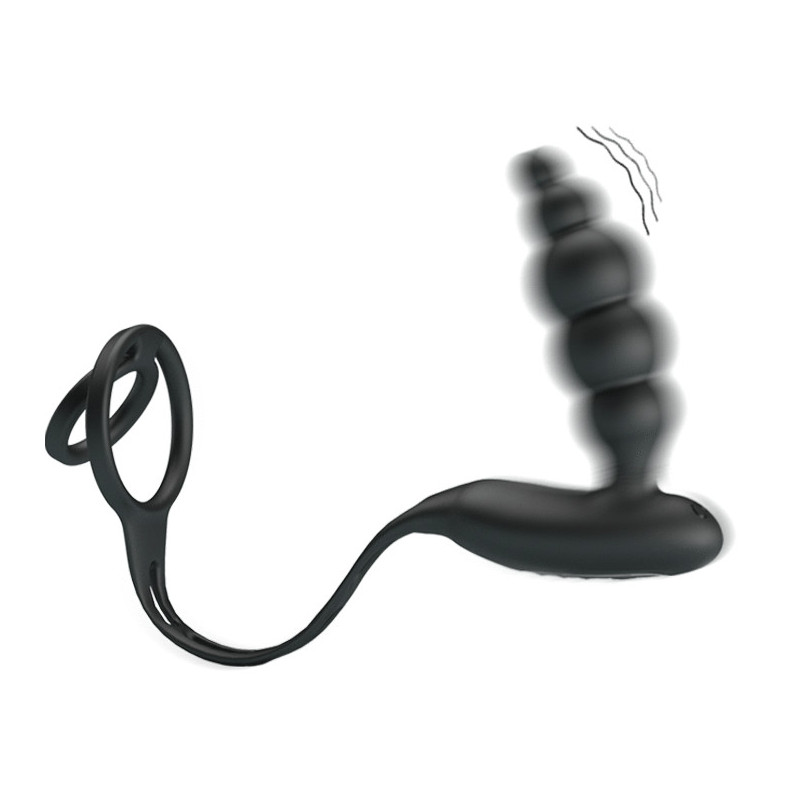 PRETTY LOVE - ANILLOS PENE CON PLUG VIBRADOR