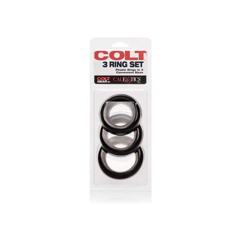 CALEXOTICS - COLT SET 3 ANILLOS PENE Y TESTICULOS