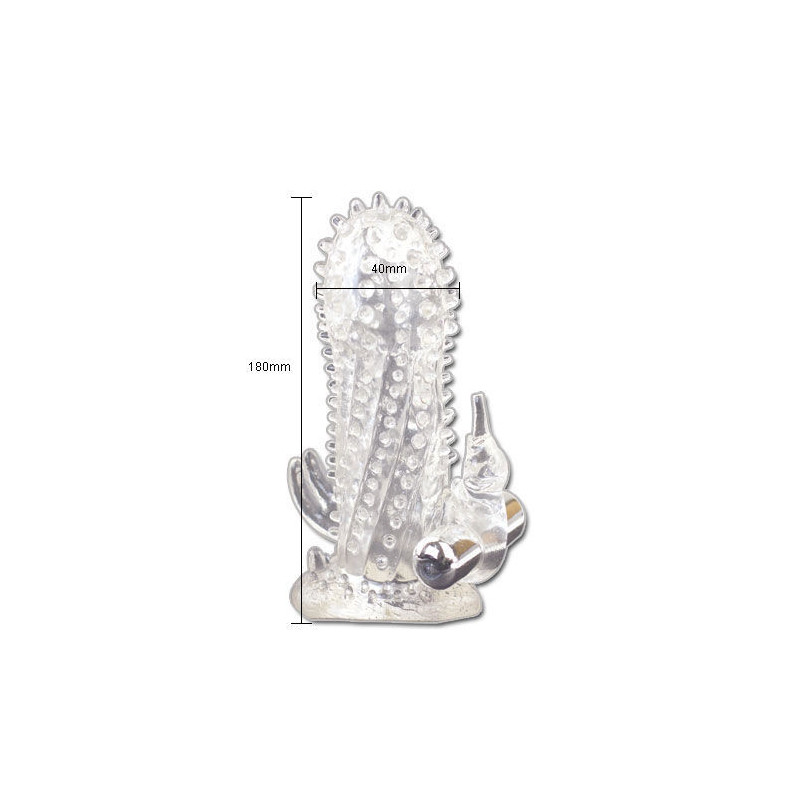 BAILE - BRAVE MAN EXTENSION PENE VIBRADOR RABBIT