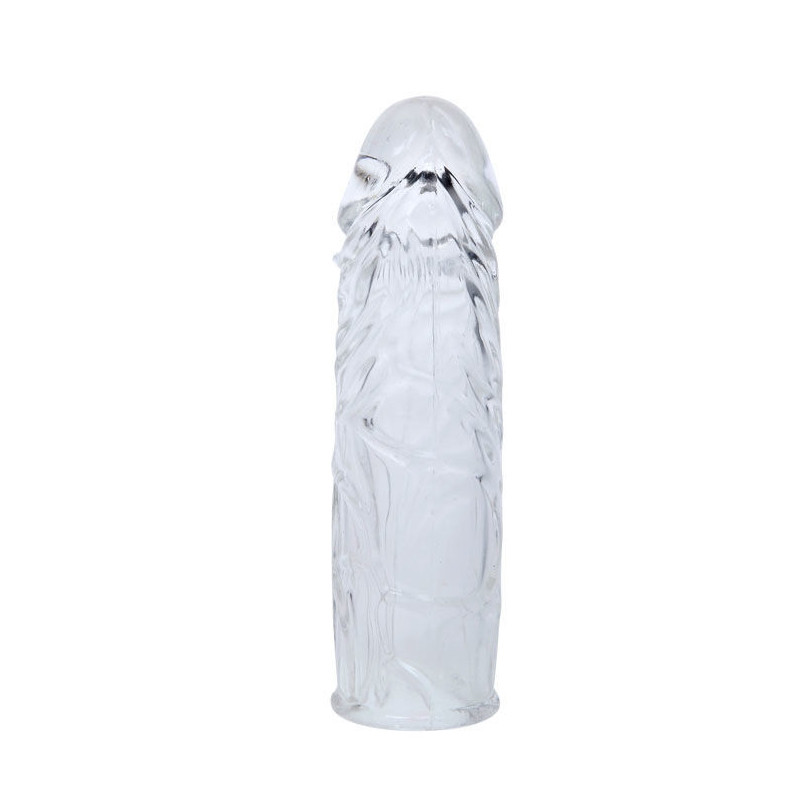 BAILE - FUNDA TRANSPARENTE PARA EL PENE EN SILICONA 13 CM