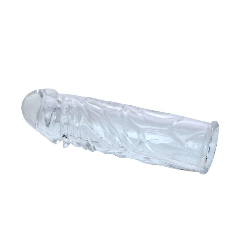 BAILE - FUNDA TRANSPARENTE PARA EL PENE EN SILICONA 13 CM