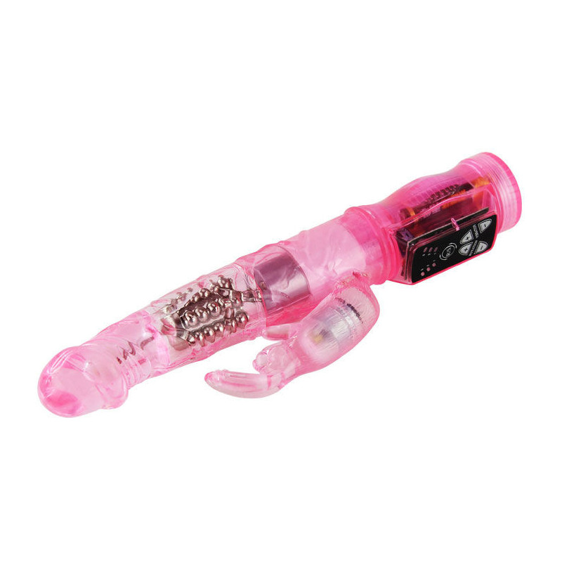 BAILE - MINI ROTADOR RABBIT ROSA SUPERESTIMULADOR