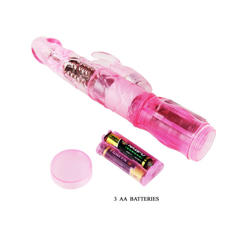 BAILE - MINI ROTADOR RABBIT ROSA SUPERESTIMULADOR