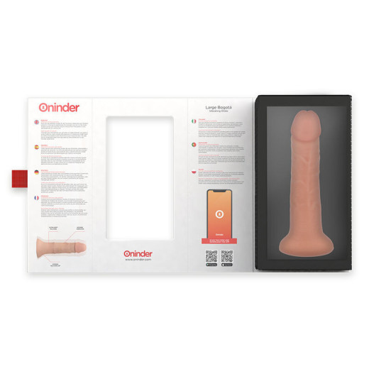 ONINDER - LARGE BOGOTÁ Dildo Vibrador 22 cm Con App | SexPlace.ES