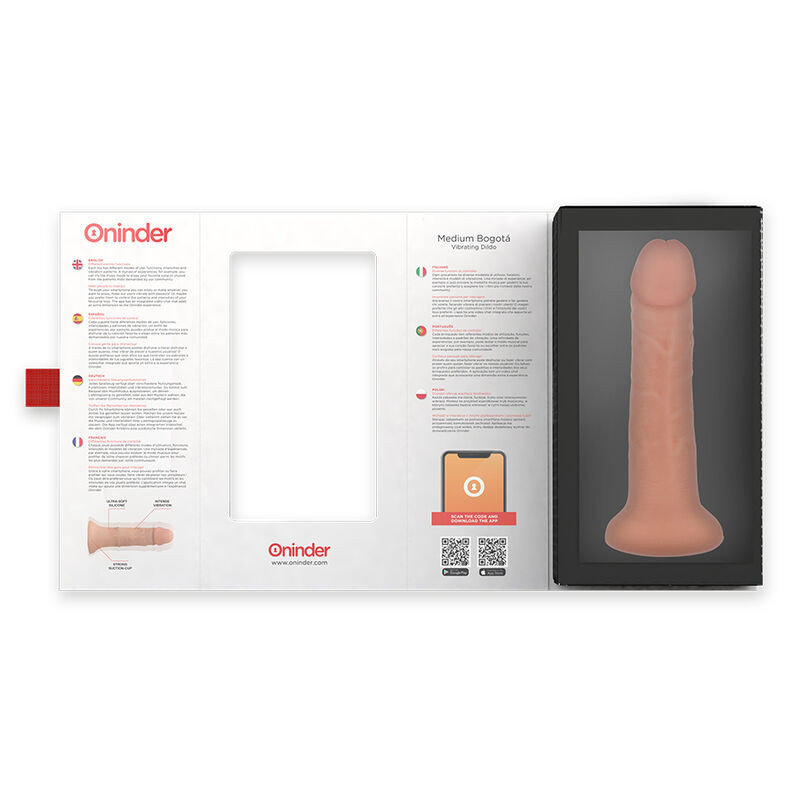 ONINDER - MEDIUM BOGOTÁ Dildo Vibrador 20 cm Con App | SexPlace.ES