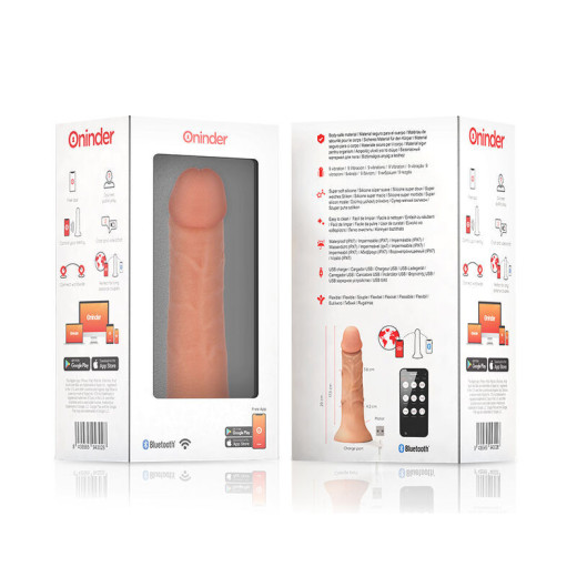 ONINDER - MEDIUM BOGOTÁ Dildo Vibrador 20 cm Con App | SexPlace.ES