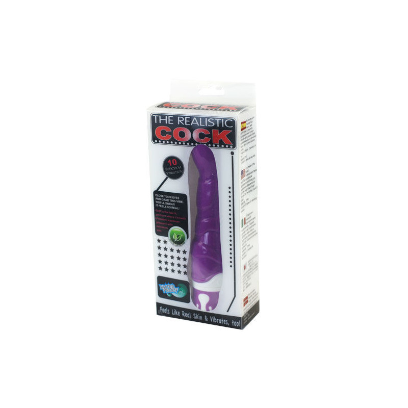 BAILE - REALISTIC COCK 10 RITMOS SENSATION VIOLETA