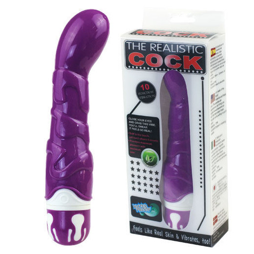 BAILE - REALISTIC COCK 10 RITMOS SENSATION VIOLETA