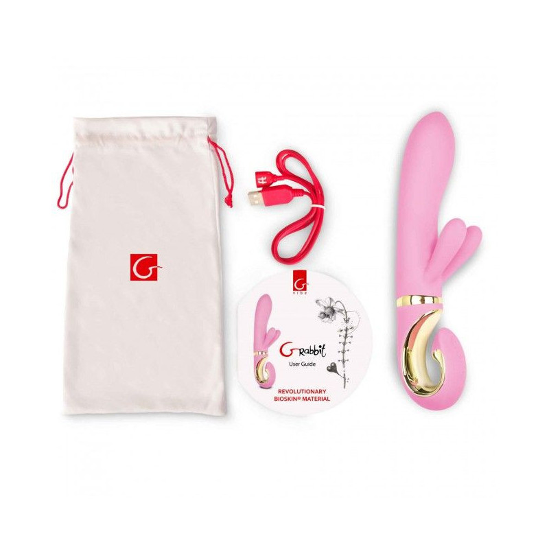 G-VIBE - G-RABBIT VIBRADOR CONEJITO RAMPANTE ROSA