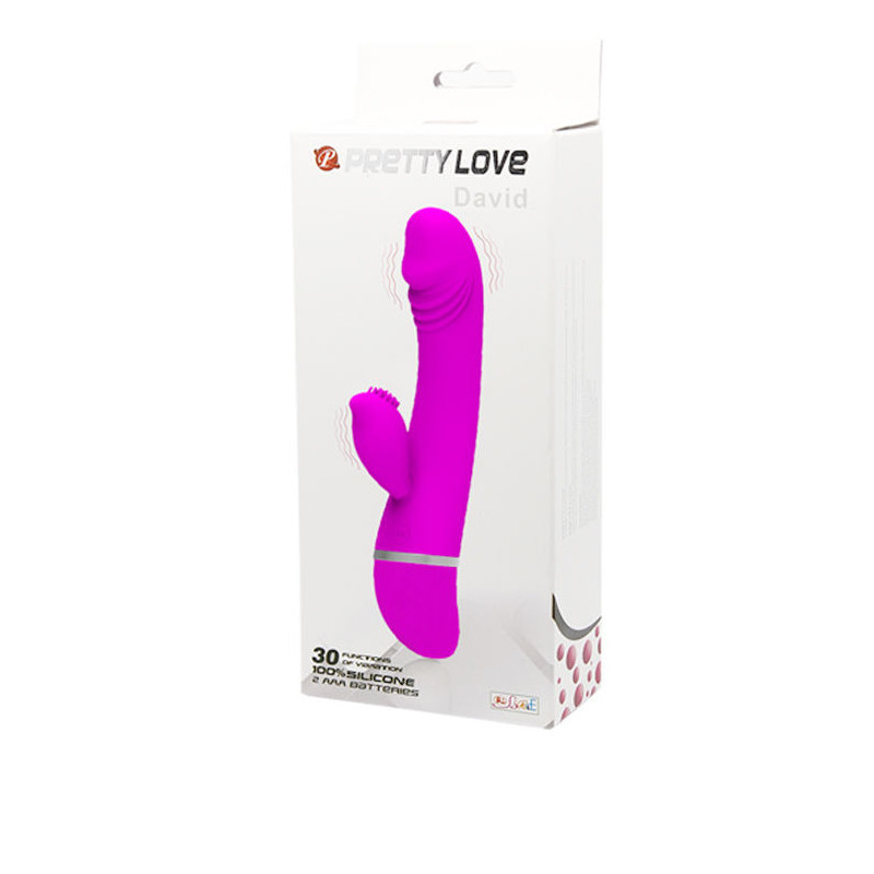 PRETTY LOVE - FLIRTATION VIBRADOR CON RABBIT DAVID