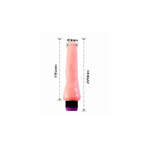 NMC TOYS - VIBRADOR REALISTICO 19.5 CM