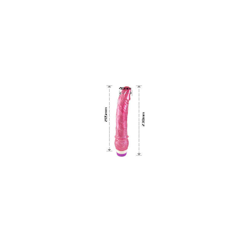 BAILE - VIBRADOR ROJO REALISTICO 23 CM