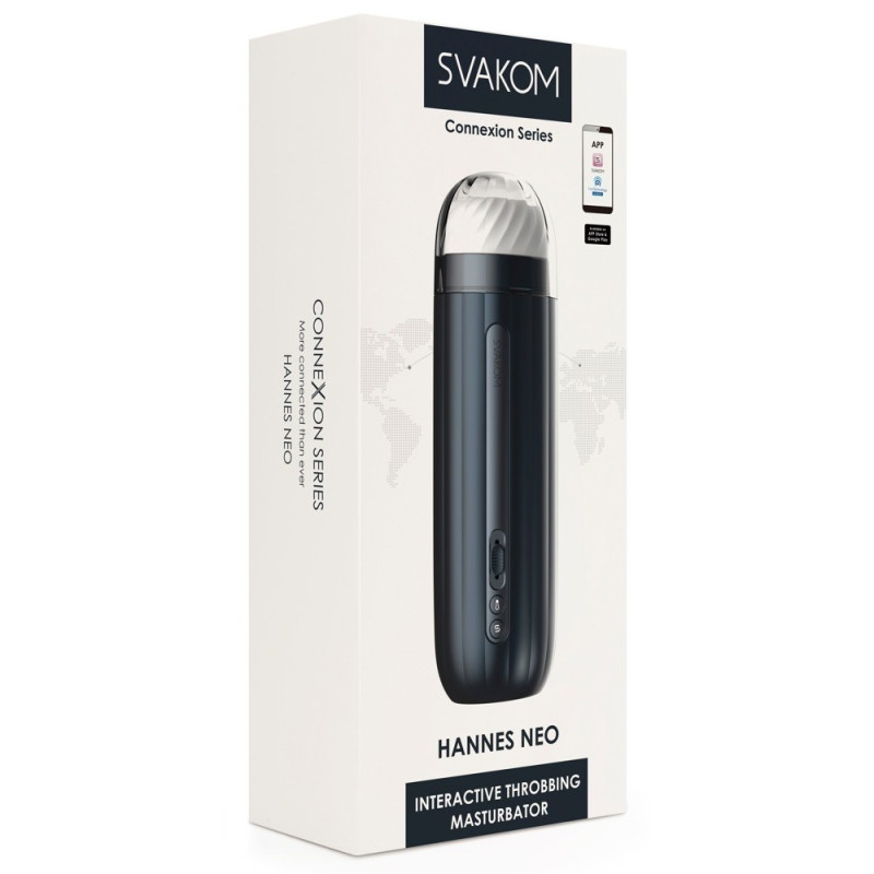 SVAKOM - HANNES NEO Masturbador Automático con Calor | SexPlace.ES