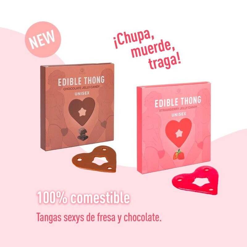SECRET PLAY - TANGA GOMINOLA CHOCOLATE UNISEX