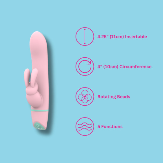 MINA - Ripple Conejito Vibrador Giratorio | SexPlace.ES