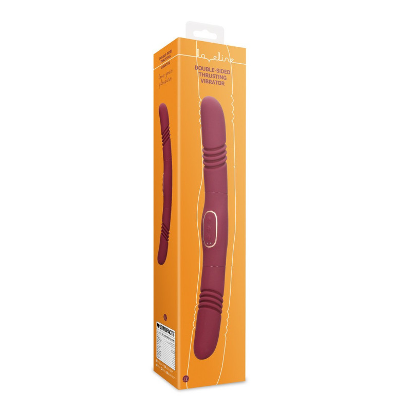 LOVELINE - Vibrador Doble con Empuje Merlot Grape | SexPlace.ES