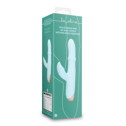 LOVELINE - Conejito Vibrador con Onda Pulso y Empuje Arctic Blue | SexPlace.ES