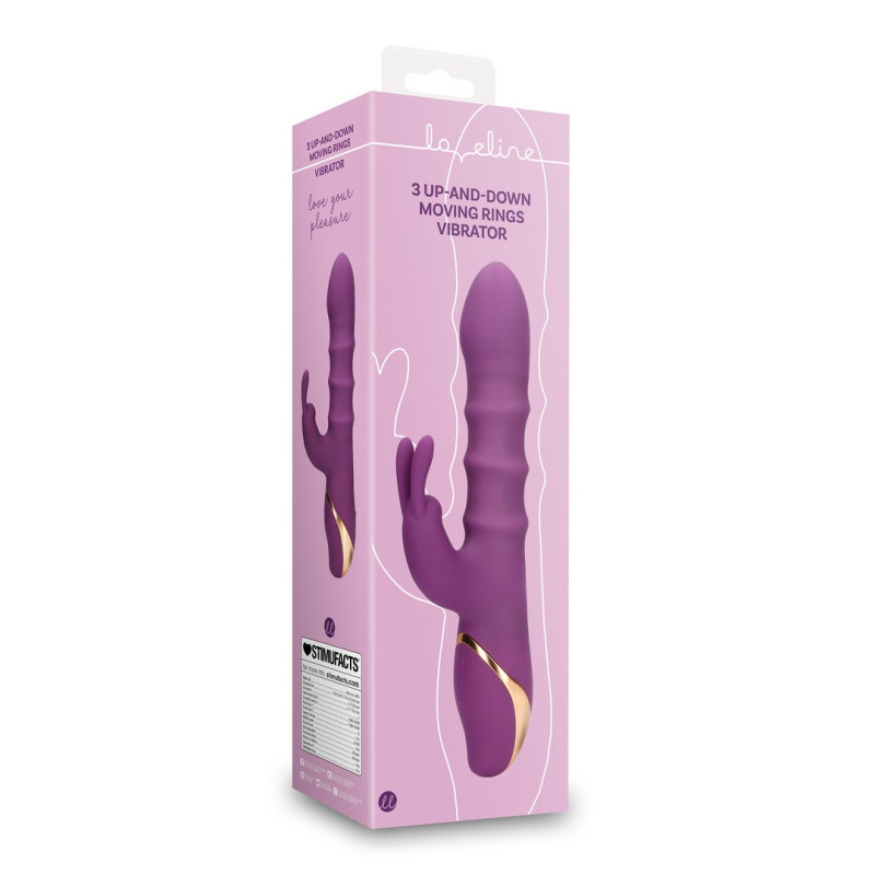 LOVELINE - Conejito Vibrador 3 Anillos Empuje Orchidee | SexPlace.ES