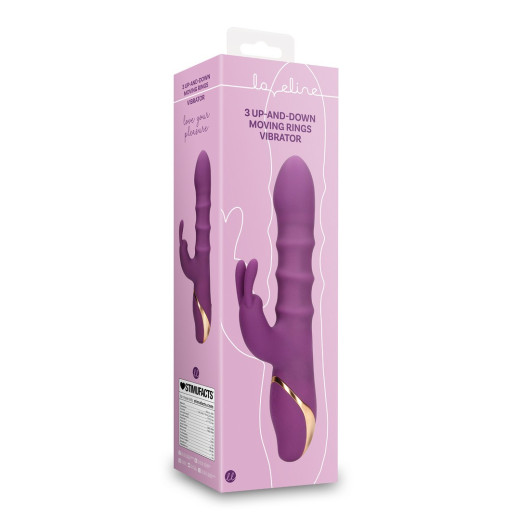 LOVELINE - Conejito Vibrador 3 Anillos Empuje Orchidee | SexPlace.ES