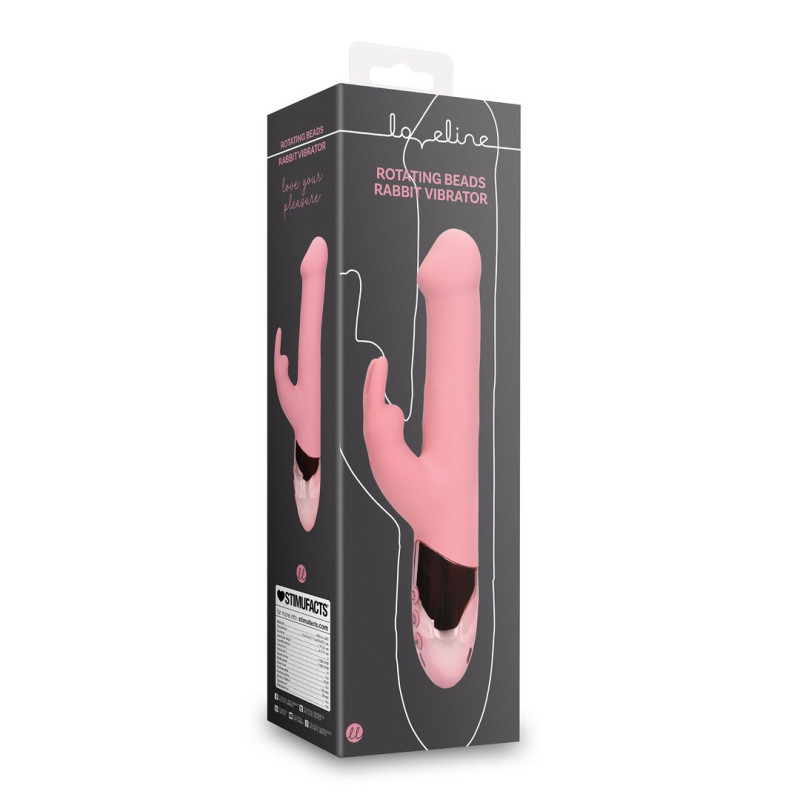 LOVELINE - Conejito Vibrador y Rotador Pink Arabesque | SexPlace.ES