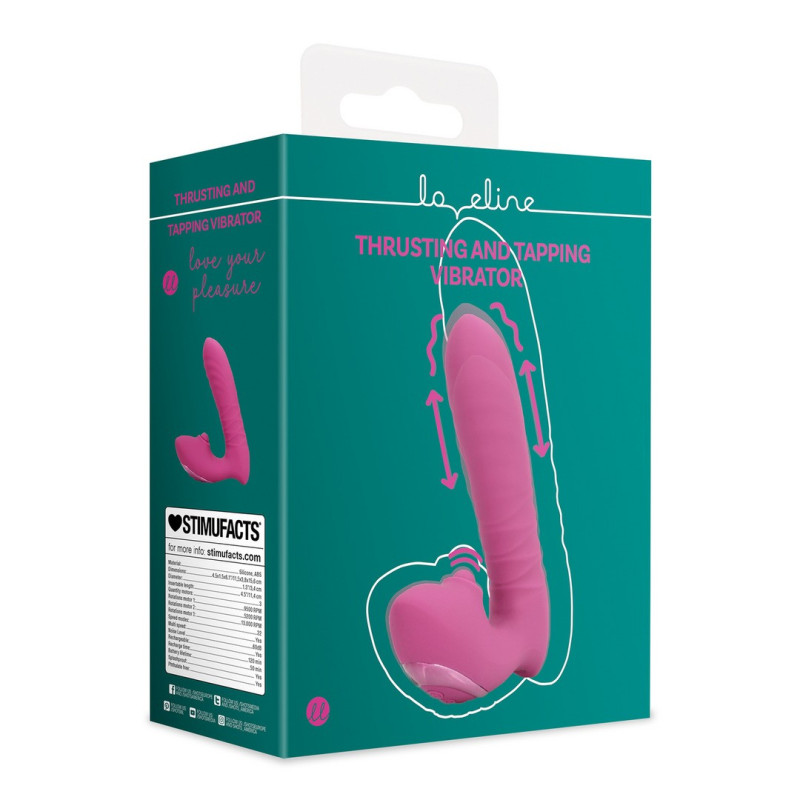 LOVELINE - Vibrador Estimulador con Empuje Rosa | SexPlace.ES