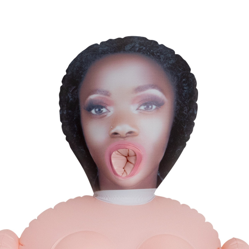 Muñeca Hinchable Ebony Alicia la Cazarrecompensas Crushious