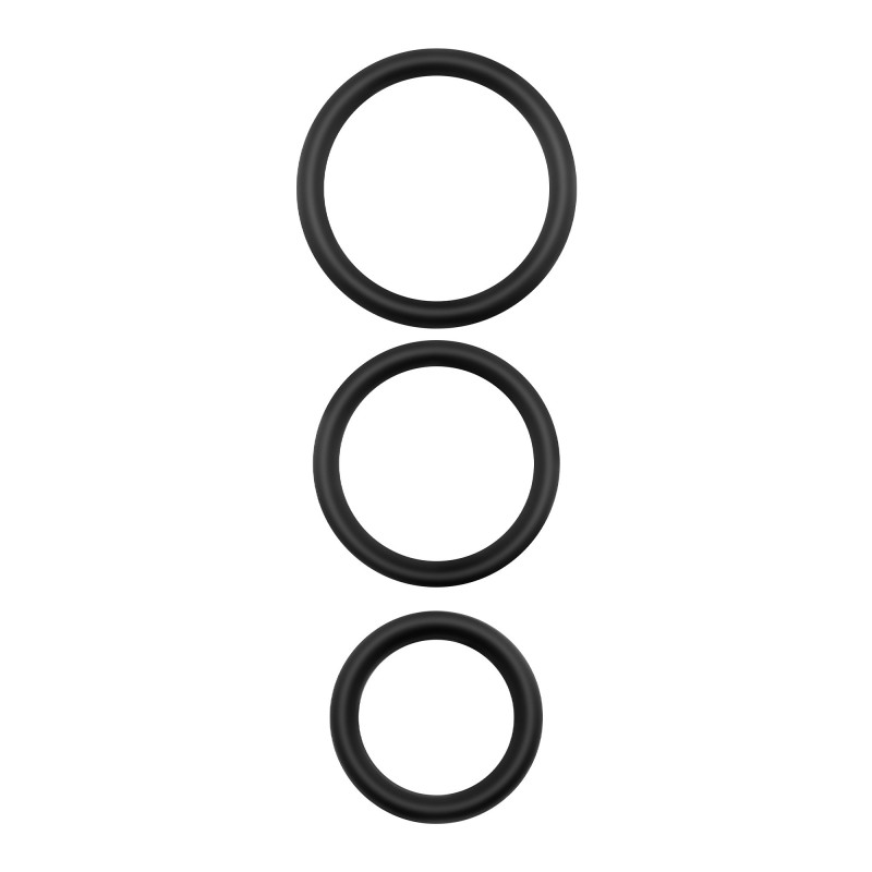 Set de Anillos para el Pene de Silicona Bandoleros Crushious