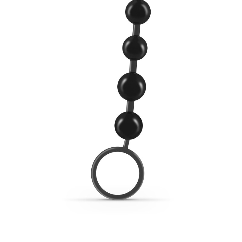 Cadena Anal de 10 Bolas Crushious Negra