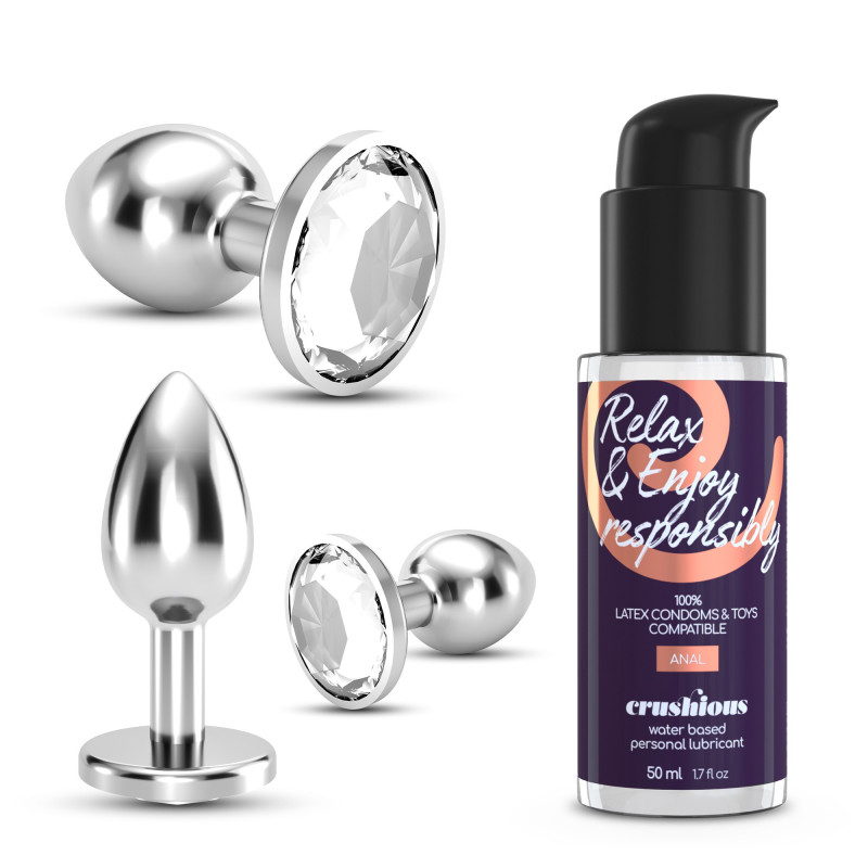 Set de Entrenamiento Anal Bijou Wet Trio Transparente Crushious