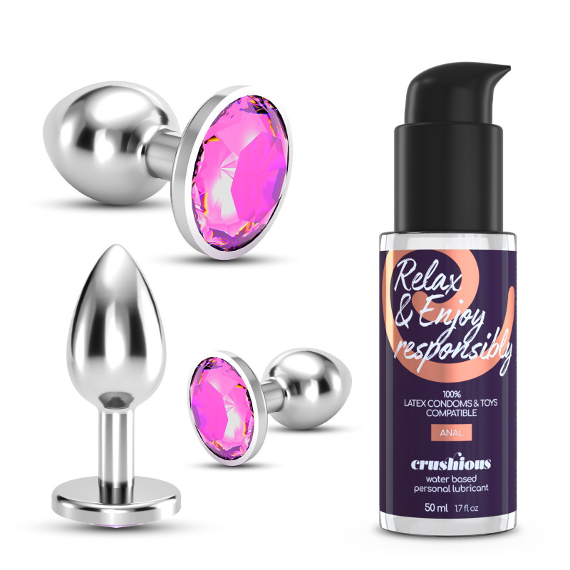 Set de Entrenamiento Anal Bijou Wet Trio Rosa Crushious