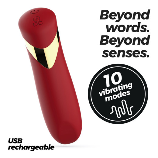 Bala Vibradora Recargable Blinders Roja Crushious
