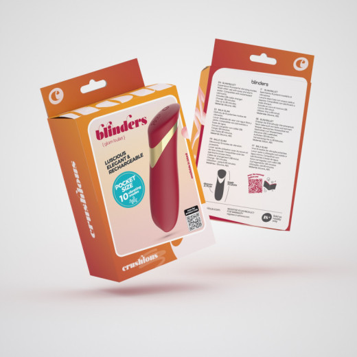 Bala Vibradora Recargable Blinders Roja Crushious