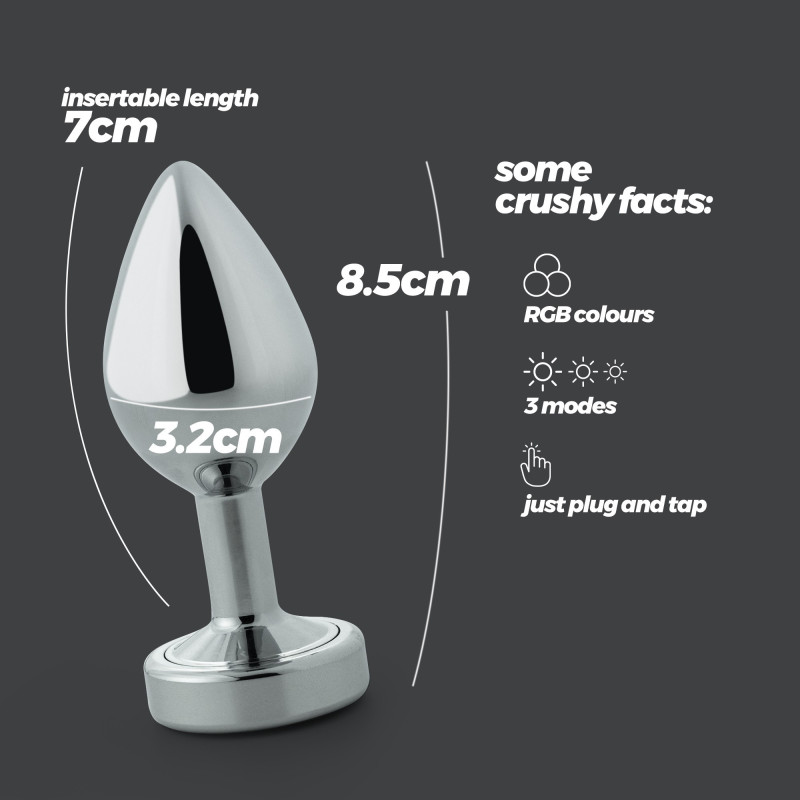 Plug Anal Borealis con LED Mediano Crushious